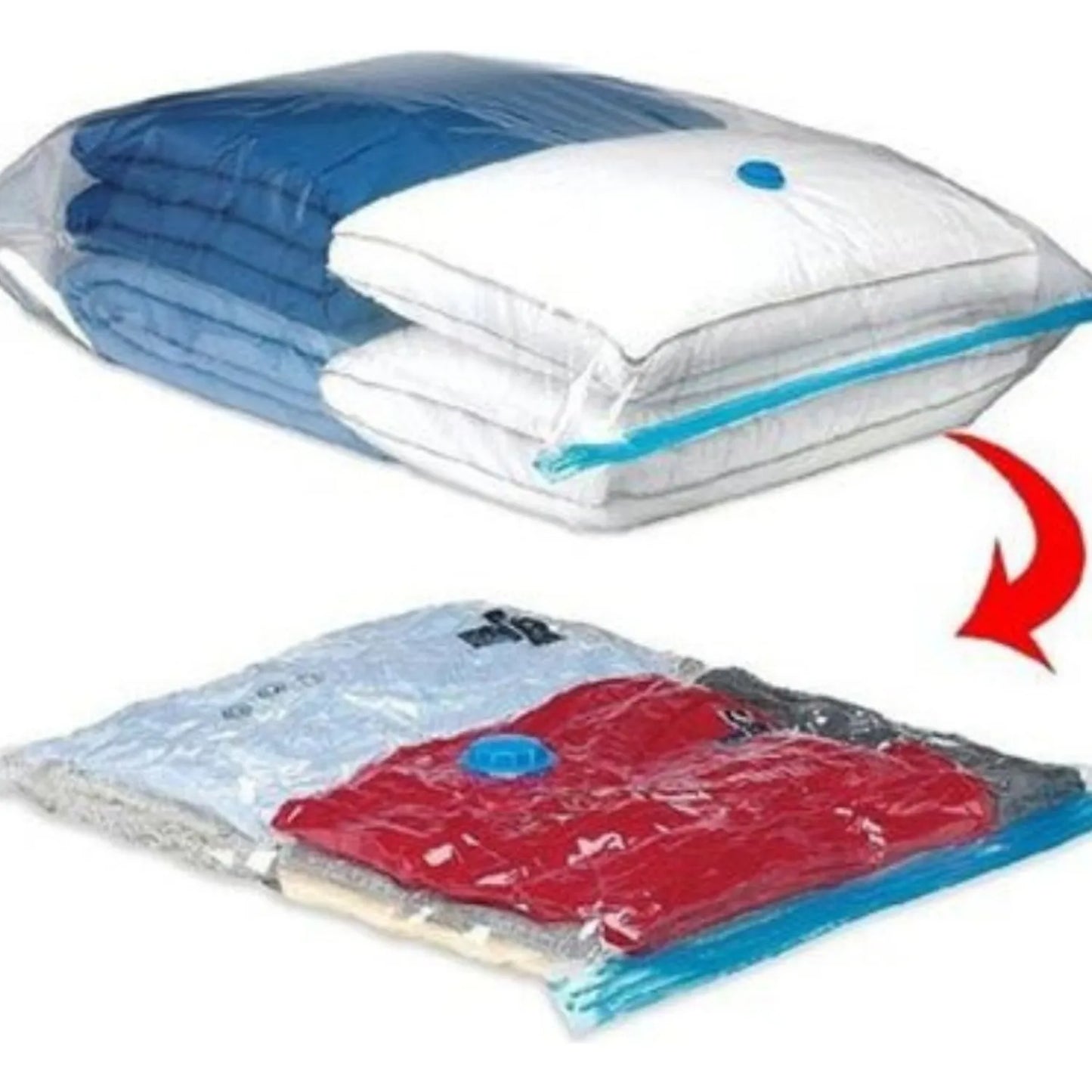 Pack Bolsas al Vacío para Ropa | 68x98 + 80x100 cm